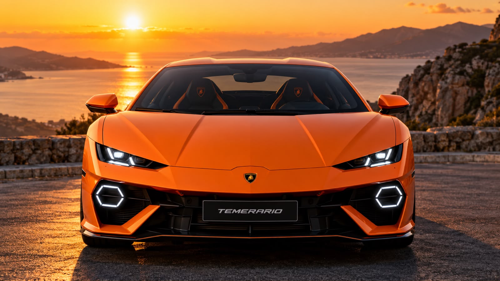 Lamborghini Temerario, rear view